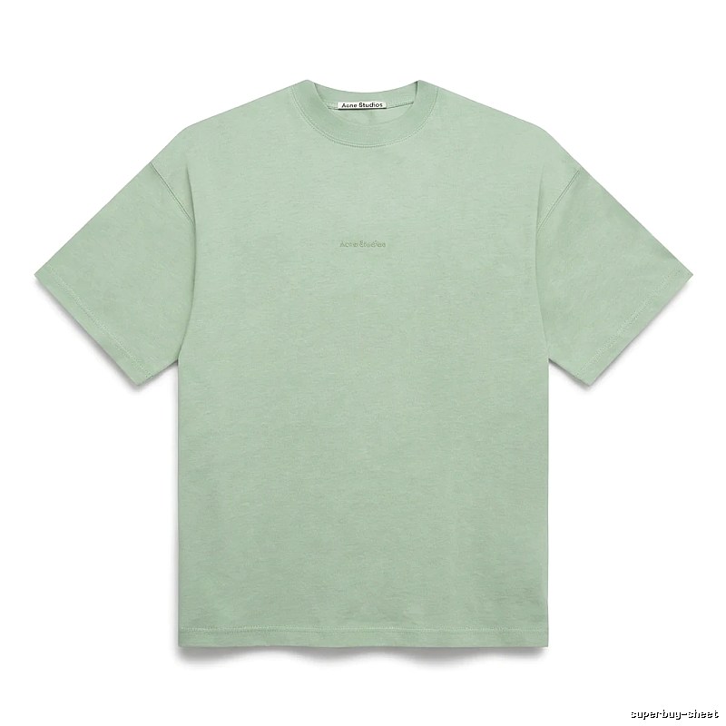 Acne Studios minimalist style light green T-shirt