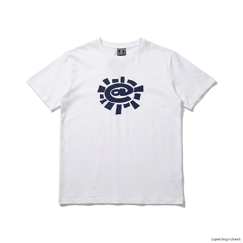 ADWYSD Printed Simple White T-shirt