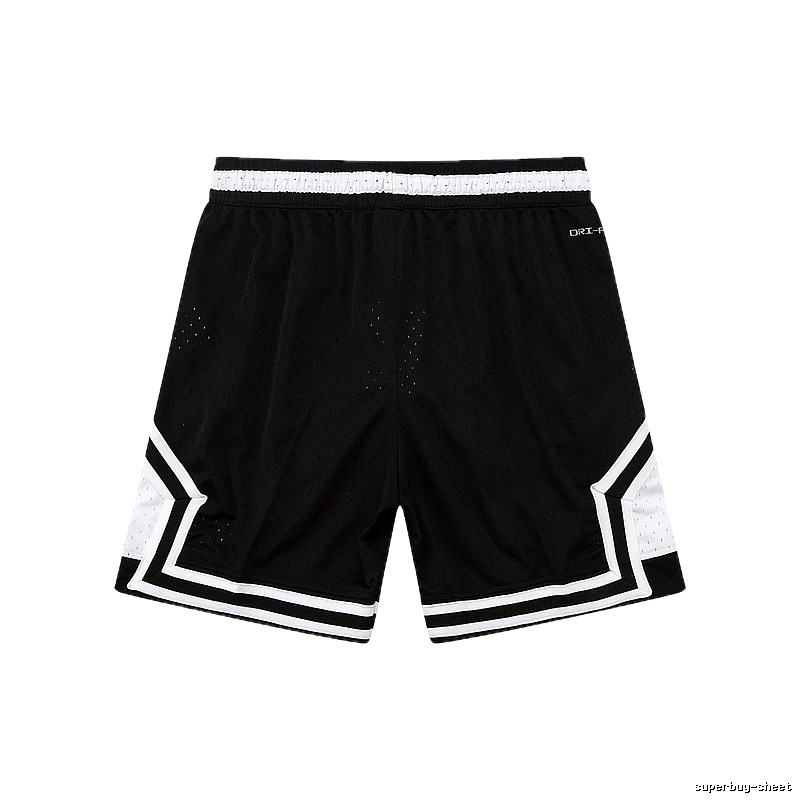 AJ Sporty Black and White Shorts