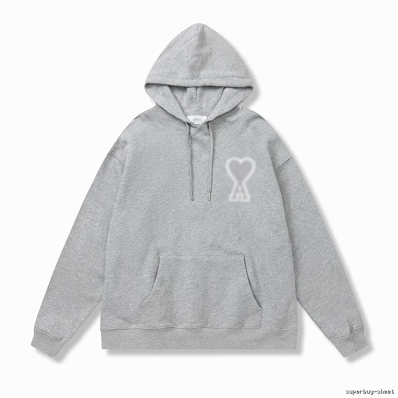 AMI Love Series Grey Hoodie
