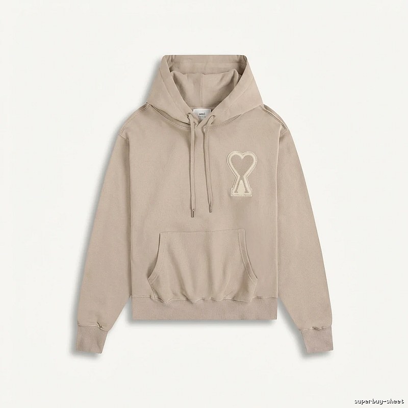 AMI Love Trend Brand Beige Sweatshirt