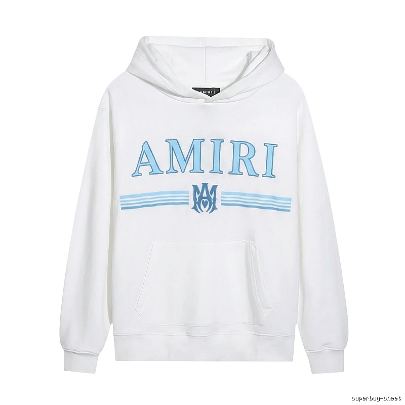 AMIRI simple style white hoodie