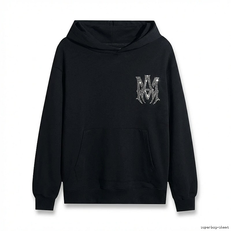 AMIRI's trendy and cool black hoodie