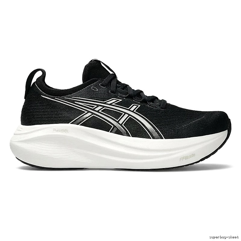 ASICS Racing Series Black and White Trend Running Shoes