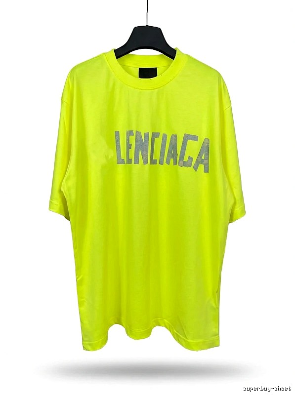 Balenciaga fluorescent color T-shirt