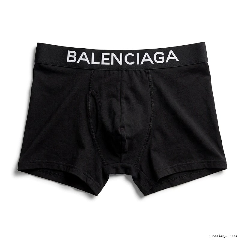 Balenciaga minimalist style black underwear