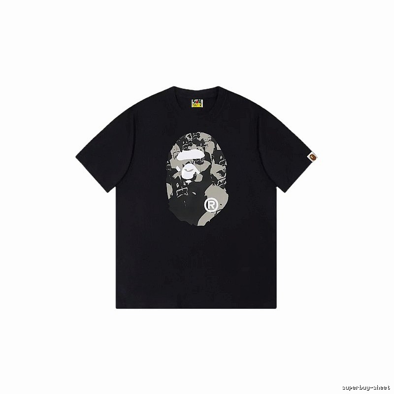 Bape Ape Head Camouflage Style Short-Sleeve Shirt