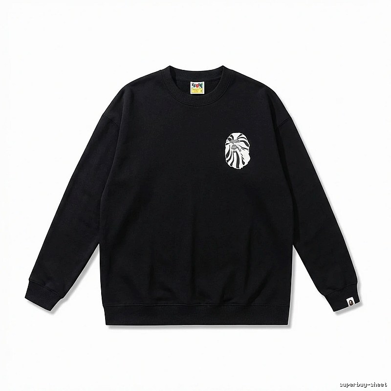 Bape Ape Head Casual Black Sweatshirt