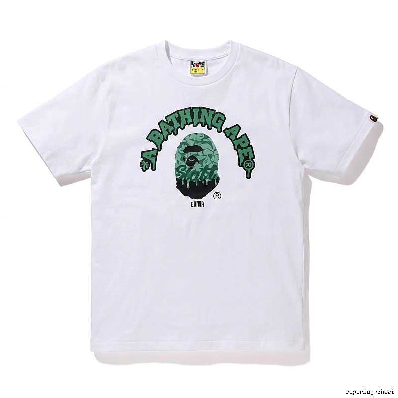 Bape Ape Head Cool White T-shirt in Streetwear Style