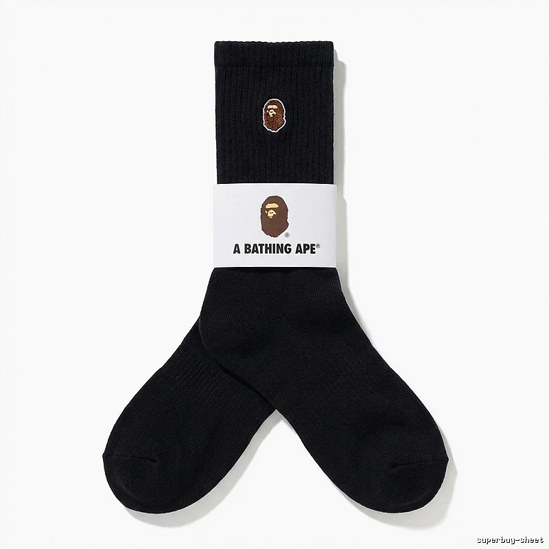 Bape Ape Head Trendy Black Socks