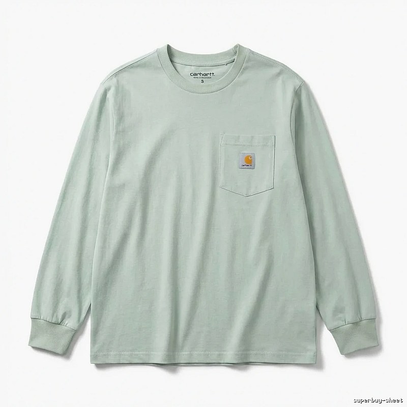 Carhartt basic simple style light green sweatshirt