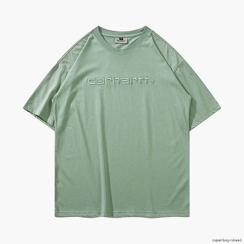 Carhartt Travel Logo T-shirt Light Blue Subtle with Modern Look