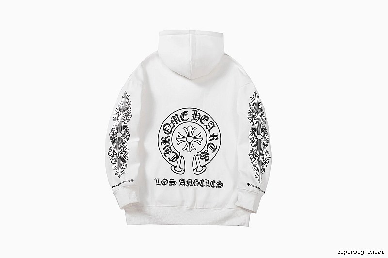 Chrome Hearts Daily Cross graphic hoodie Black Blue Cross for City Outfits