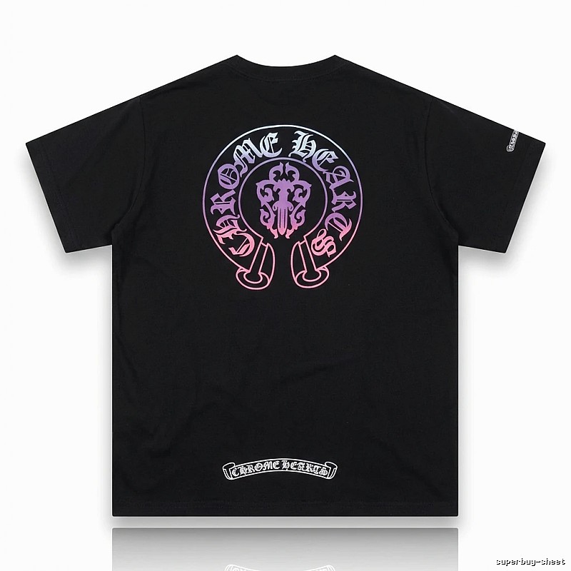 Chrome Hearts Dark Trendy Cool Black T-shirt