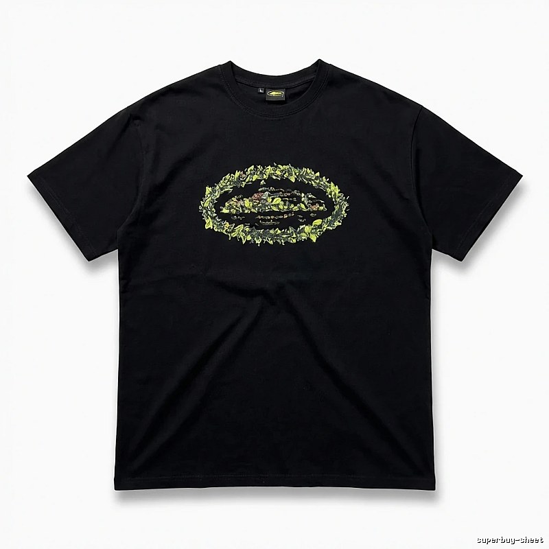 Corteiz Printed Trendy Black T-shirt