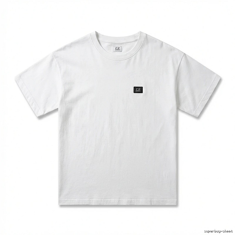 C.P. Basic Style Simple White T-shirt