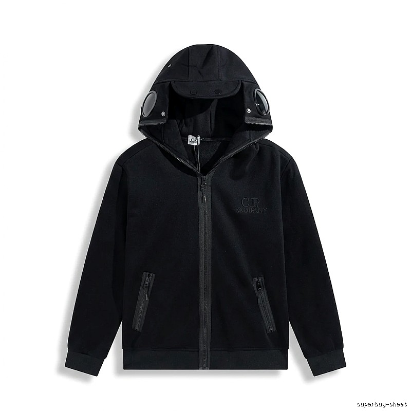 C.P. Functional Style Black Hoodie