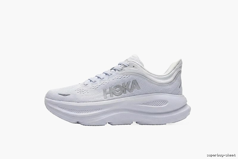 HOKA trendy brand white sports shoes