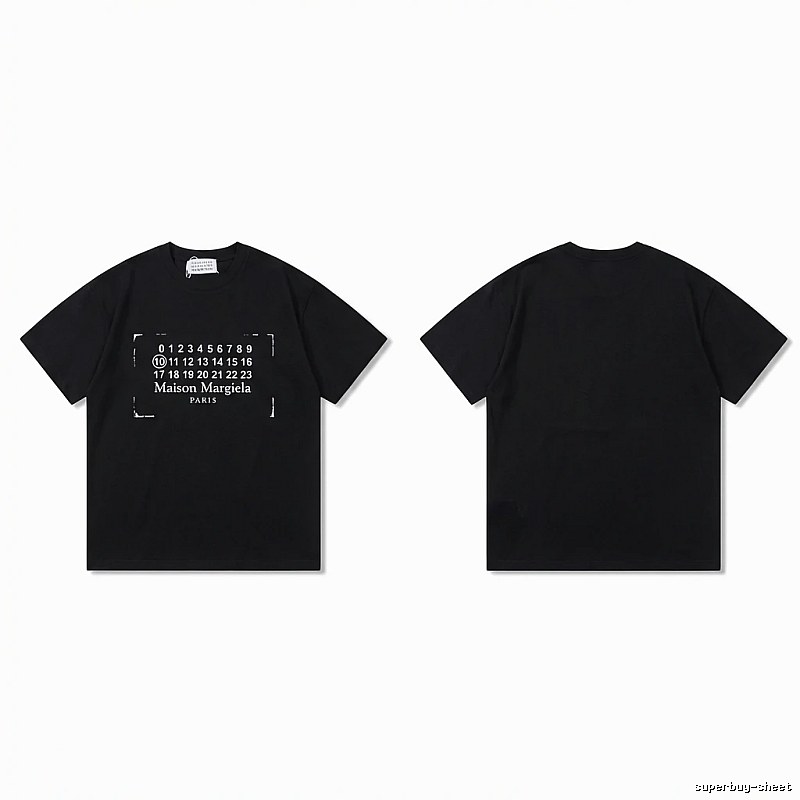 Maison Margiela Digital Style Black T-shirt