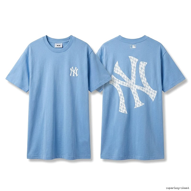 MLB Classic Simple Style Blue T-shirt