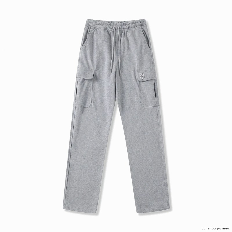 MLB utility-style grey long trousers
