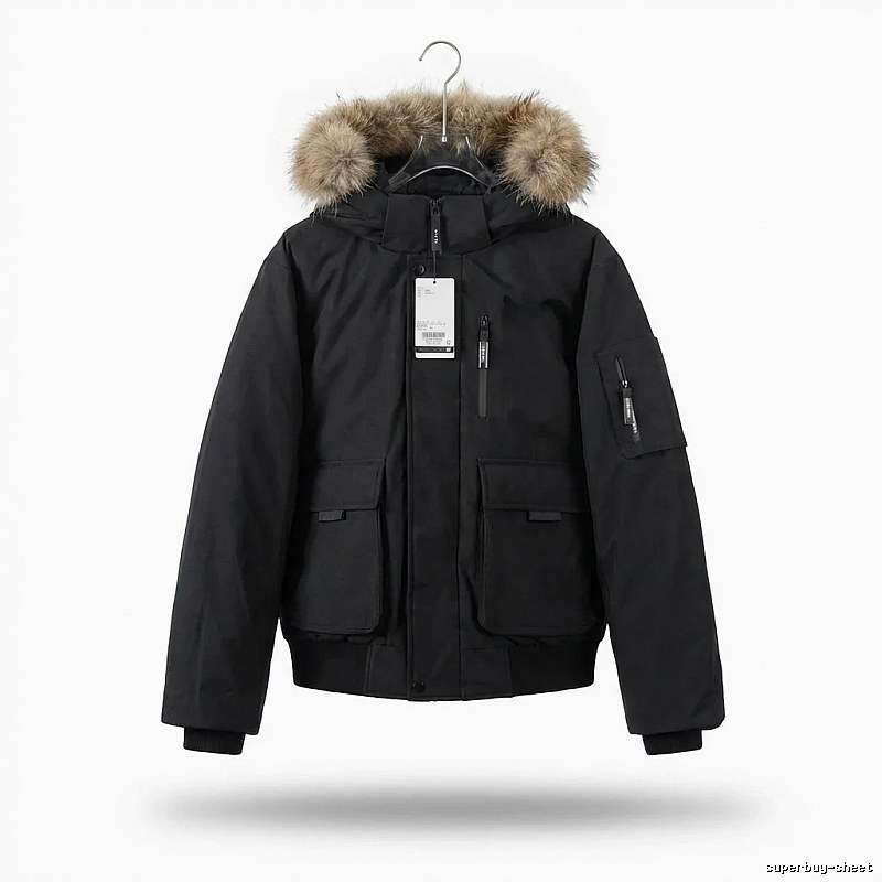 MLB Workwear Style Black Down Jacket