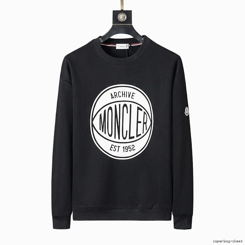 Moncler Archive Retro Style Black Sweatshirt