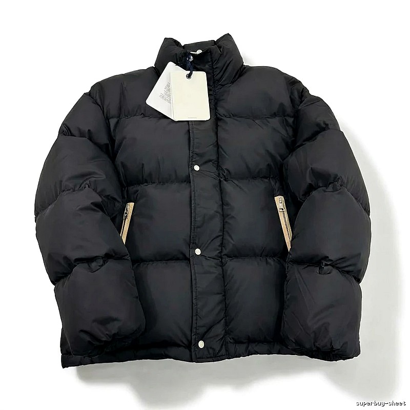 Moncler black short down jacket