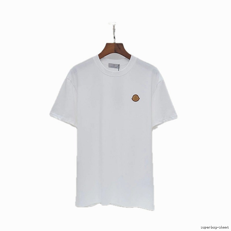 Moncler Classic Minimalist Style White Short-sleeve T-shirt
