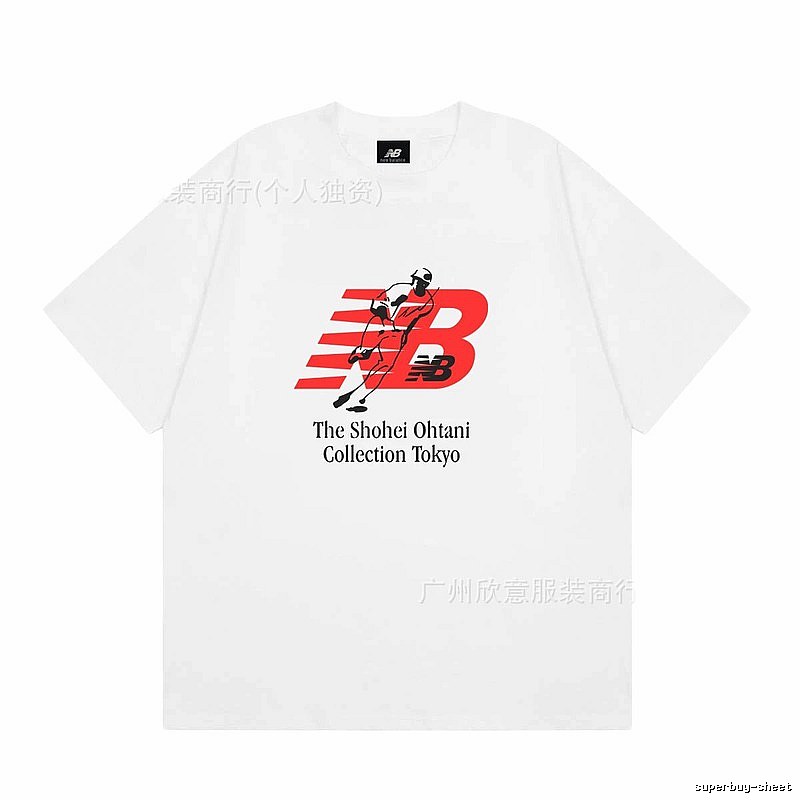 New Balance x Ohtani Sporty White Co-branded T-Shirt