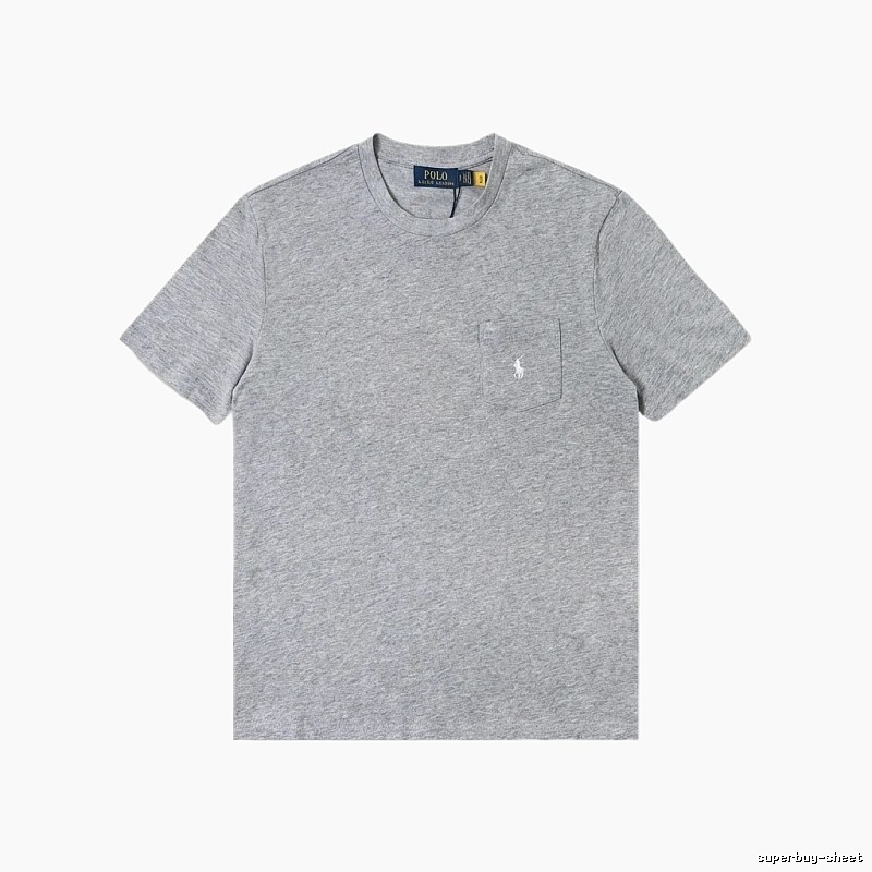 Ralph Lauren minimalist style grey T-shirt