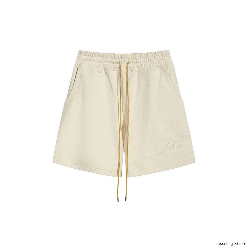 RHUDE's simple and casual style off-white shorts