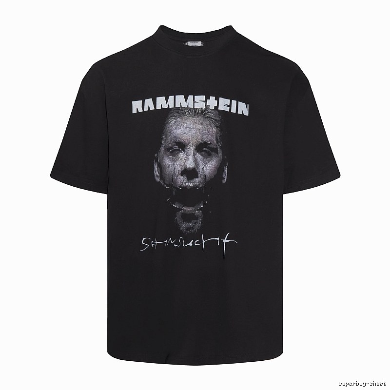 Streetwear Statement graphic T-shirt Black Colorful Lucky with Logo Accent