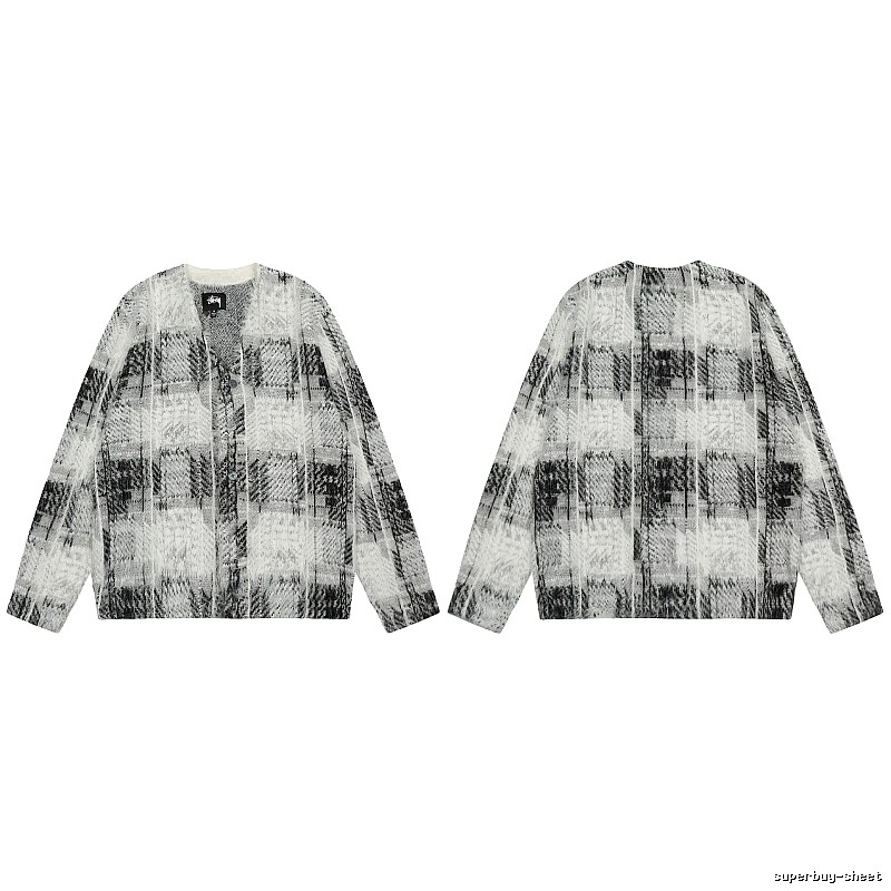 Stussy Gray Swirl Graphic SweatShirt Gift Ready