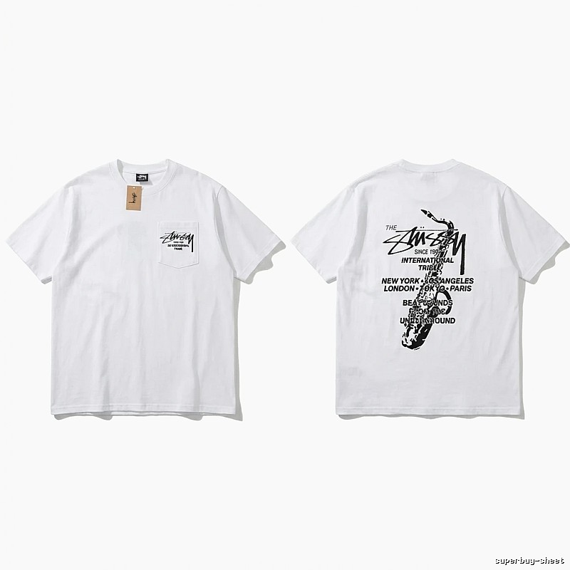 Stussy International Series Simple White T-shirt