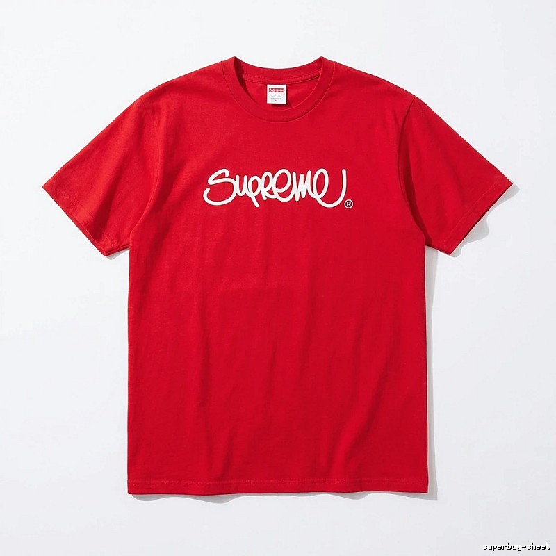 Supreme basic red T-shirt
