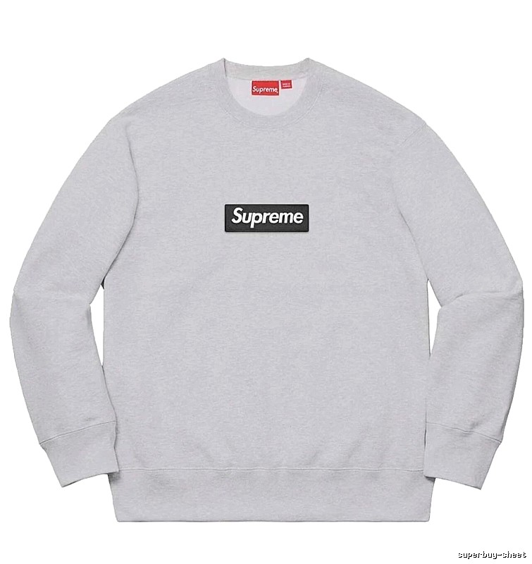 Supreme Classic Logo hoodie Gray Red Oversized with Travel-Friendly Style