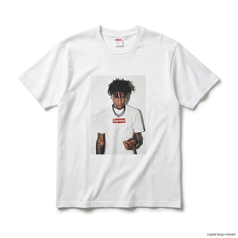 Supreme Portrait Style White T-shirt