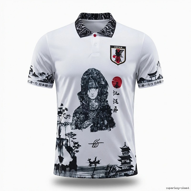 Tokyo Ghoul wind white short-sleeved shirt.