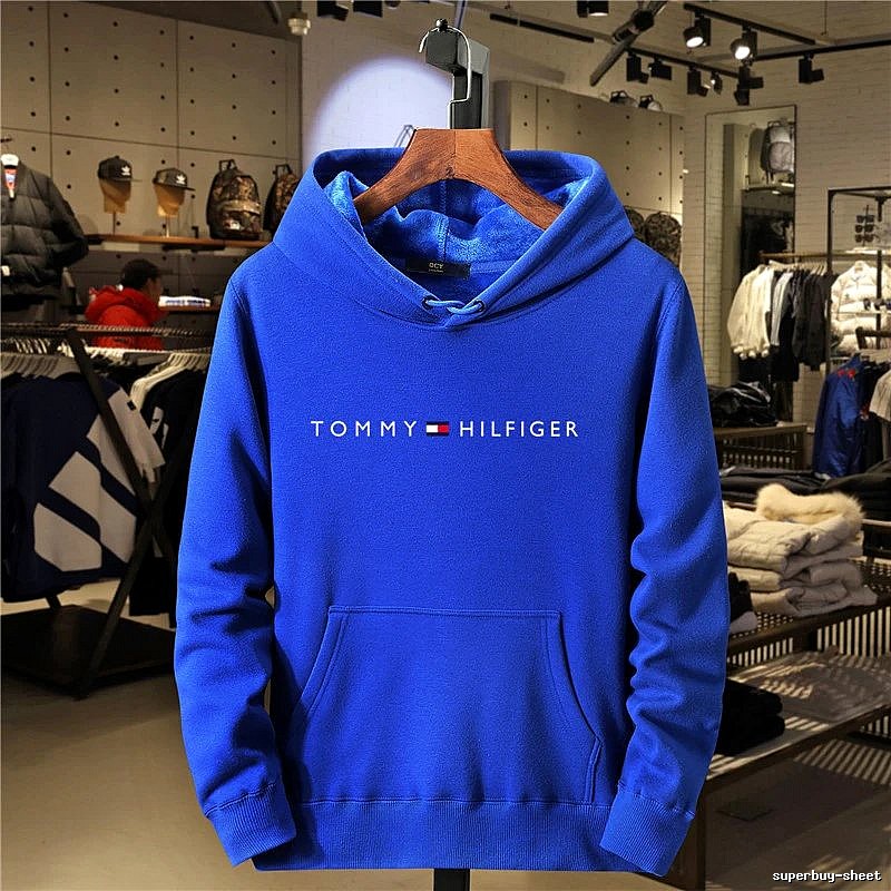 Tommy Hilfiger Royal Blue Logo Hoodie Gift Ready