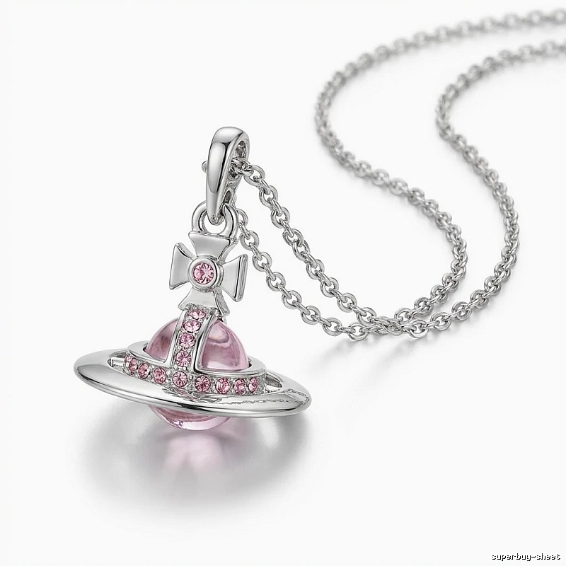Vivienne Westwood Saturn series silver necklace